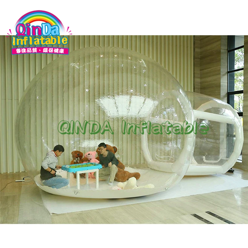 

Туннель с трубчатым каркасом из прозрачного ПВХ, большая гостиничная надувная пузырьковая палатка-домик, прозрачная надувная палатка для кемпинга, распродажа