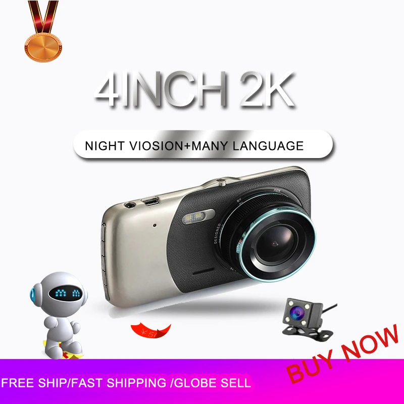 3 дюймовый видеорегистратор H300 Pro с координатами скорости ADAS акселерометром