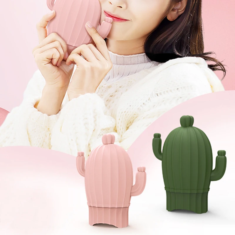 

Силиконовая сумка в форме кактуса для полива рук, многоразовая теплая/крутая спортивная сумка для воды двойного назначения, для зимы, J2Y