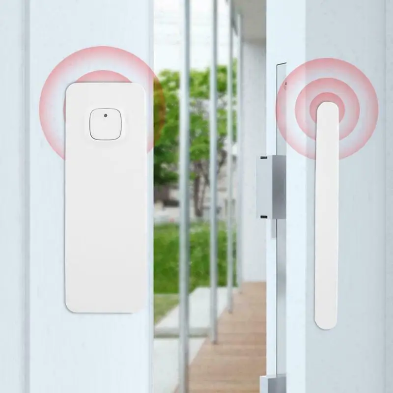 

1Set WiFi Door Window Sensor Smart Alarm Sensor No Hub Required Rechargeable for IFTTT/Alexa/Google Home System