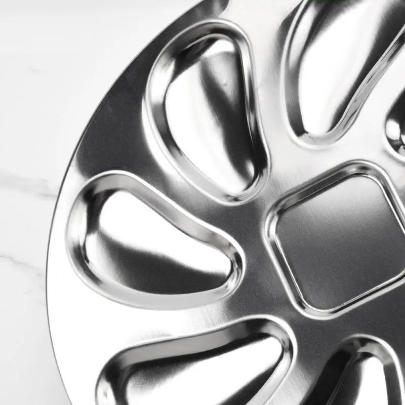 Ресторанный гриль бар устричная тарелка из нержавеющей стали кухонный