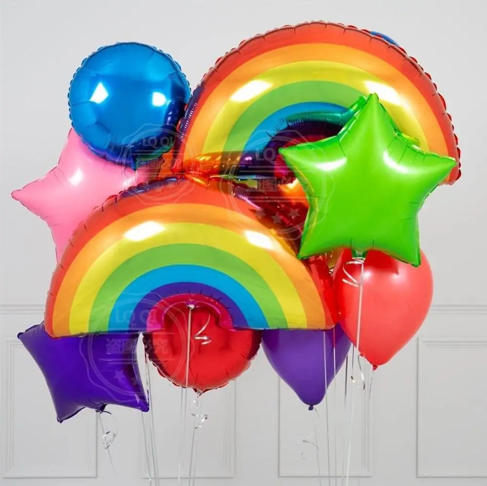 

Juego de globos de aluminio de colores del Ar
