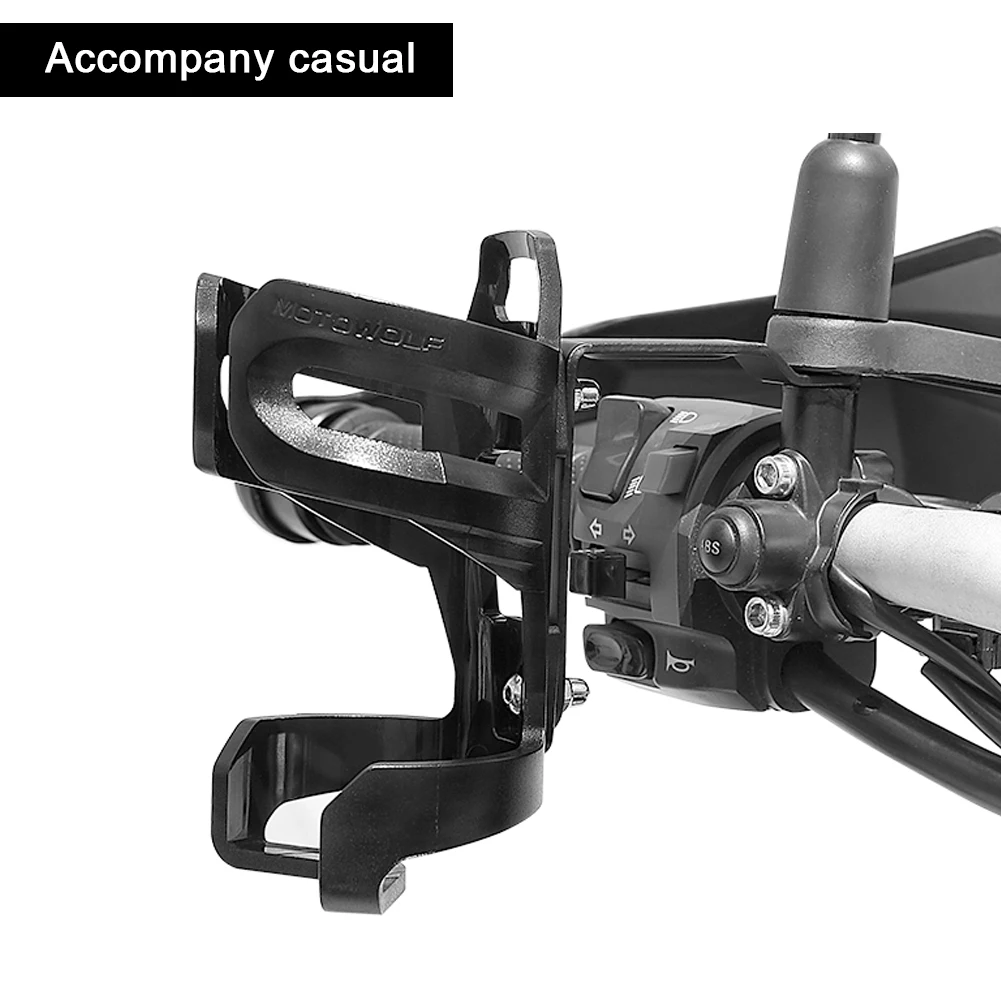 

19-32mm MountMotorcycle Cup Holder Beverage Water Bottle Bracket For BMW R1200GS ADV F800GS F700GS CRF1000L Africa Twin CRF1000