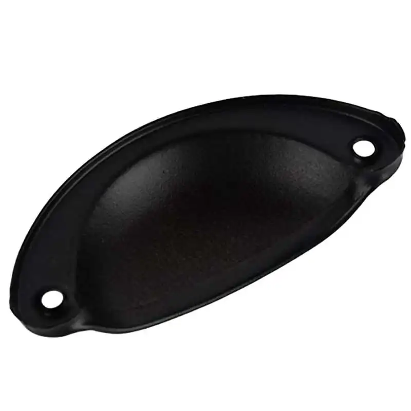 12 шт дверных ящиков шкафа железные чашки в виде раковины полукруглая ручка с