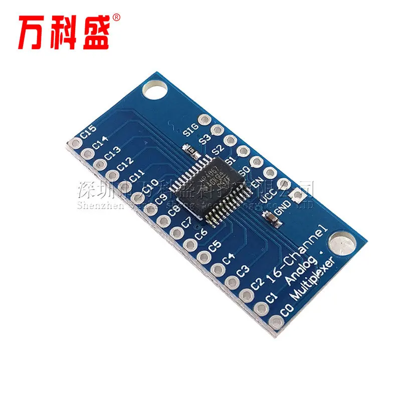 

CD74HC4067 High-speed CMOS 16-channel analog multiplexer Analog/Digital