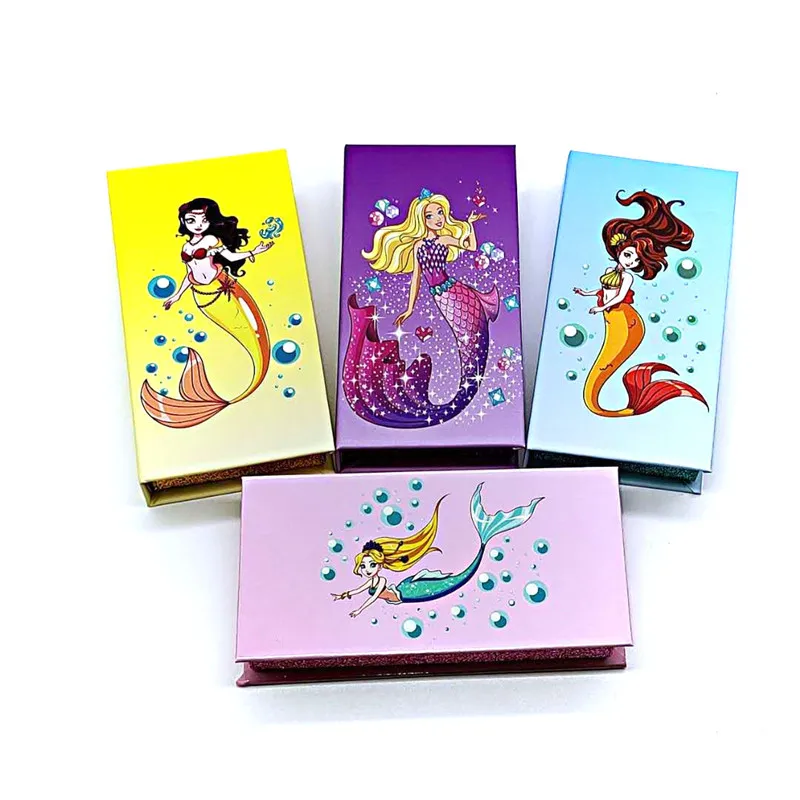 

Packing box for eyelash blank eyelashes package Multicolor boxes Custom Logo on Eyelashes packing box makeup blank cases