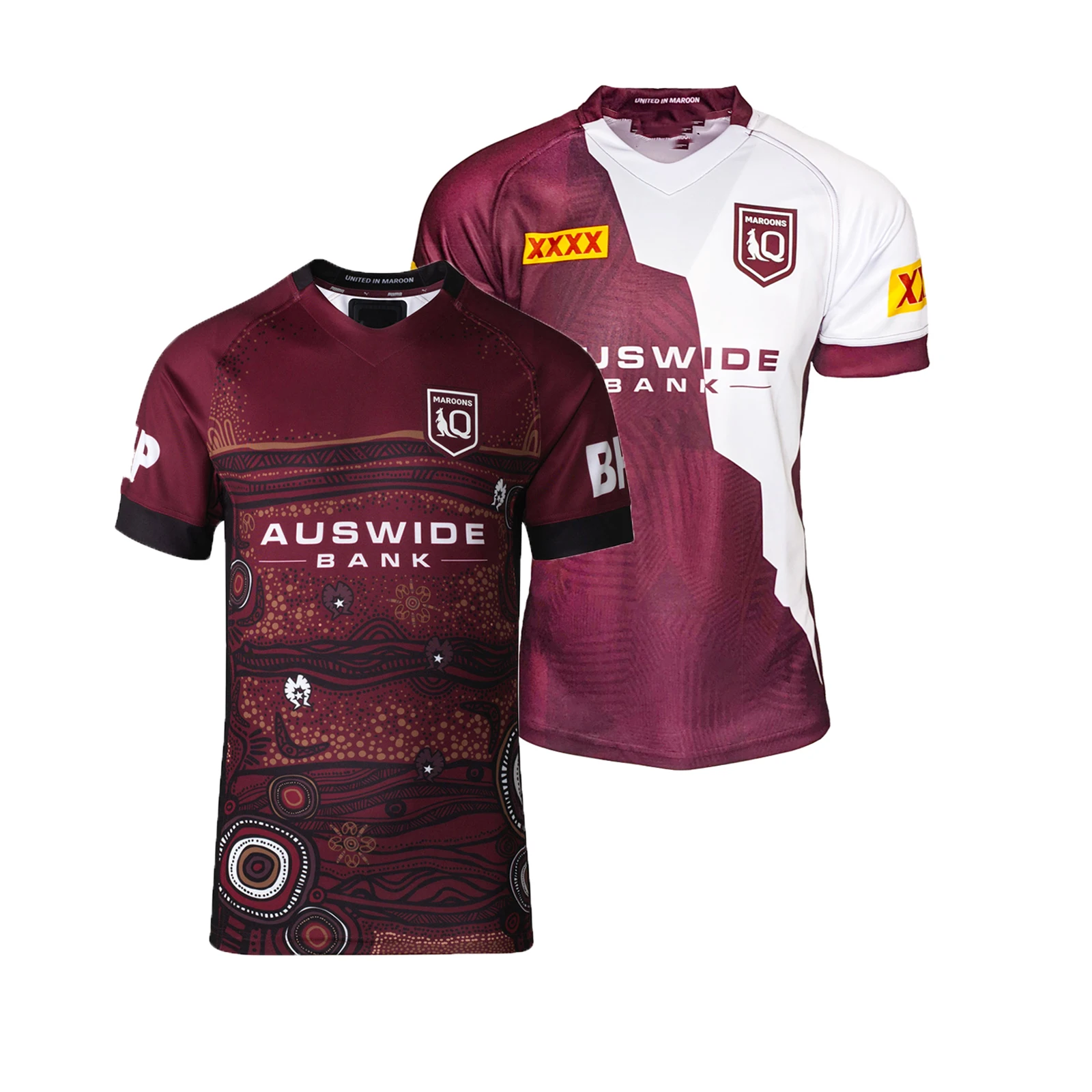 

2021 QUEENSLAND MAROONS STATE OF ORIGIN INDIGENOUS TRAINING/CAPTAINS RUN RUGBY JERSEY - MENS