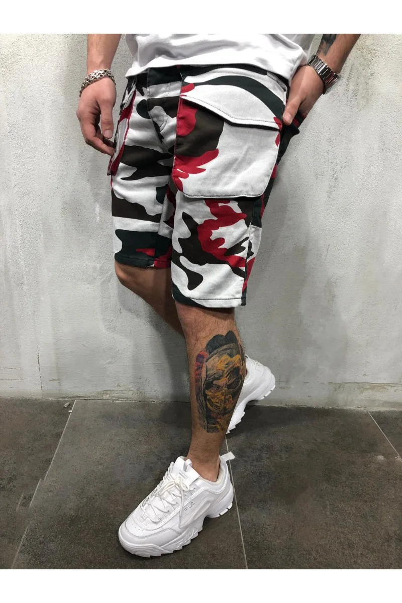 2019 новые летние шорты свободного покроя цвета хаки для мужчин длиной до колена