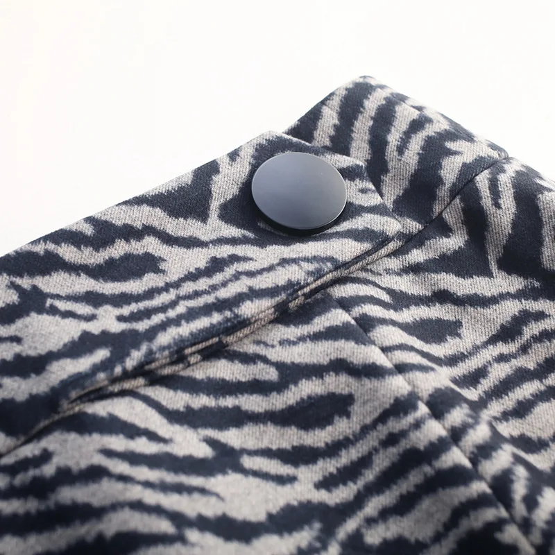 

Autumn& Winter New Zebra Pattern Is Thin High Waist Bag Hip Skirt Casual Elegant All-match Women A-line Long Skirt Free Shipping