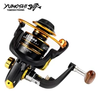 yumoshi metal spool spinning fishing reel 131bb superior wheel for freshwater saltwater fishing 1000 7000 series 5 51 wheel