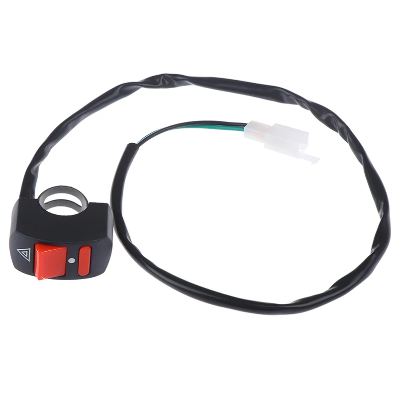 1 шт. Универсальный руль мотоцикла Пламенный переключатель кнопка вкл. Выкл. для