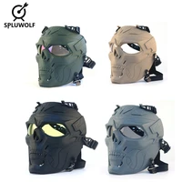 new military tactical paintball mask full face protective mask hunting airsoft faceshield cover