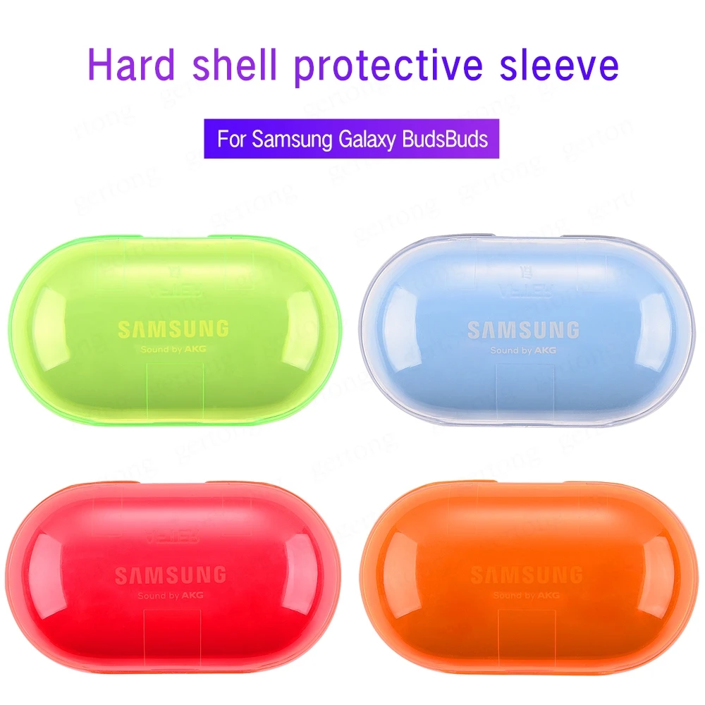 

For Samsung Buds Case Shockproof Transparent Hard Case For Samsung Galaxy Buds Plus Case Bluetooth Earphone Pouch Cover Case Bag