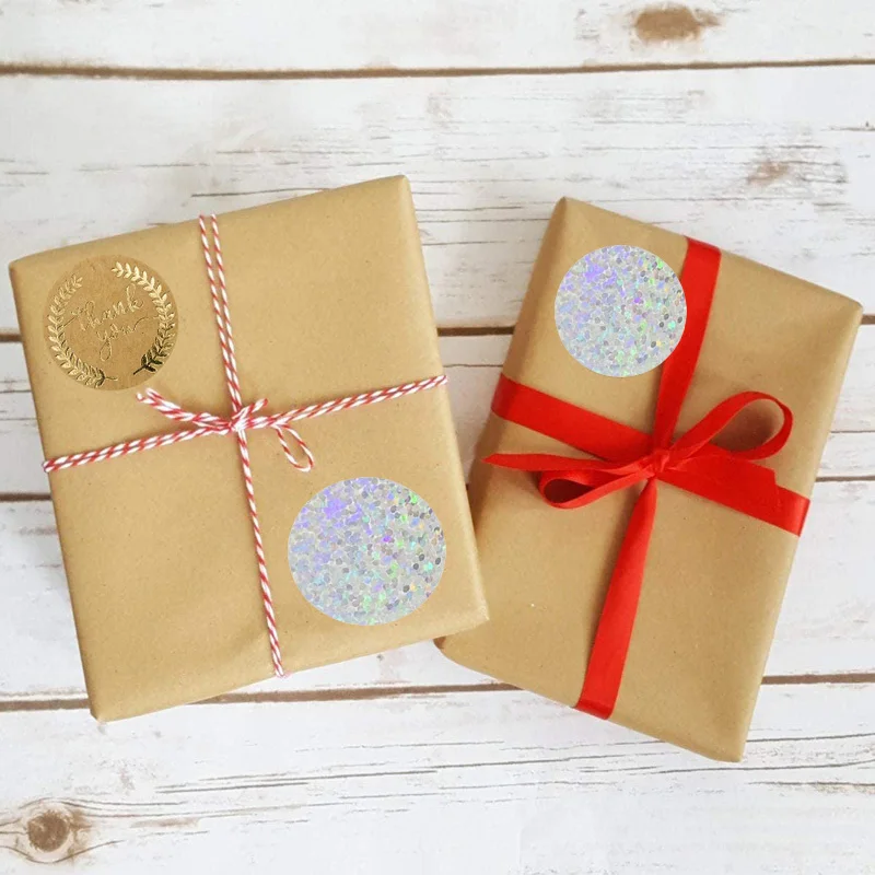 

shinning bling paper stickers colorful Laser Stickers glitter seal labels Waterproof plastic Stickers for dairy album Decoration