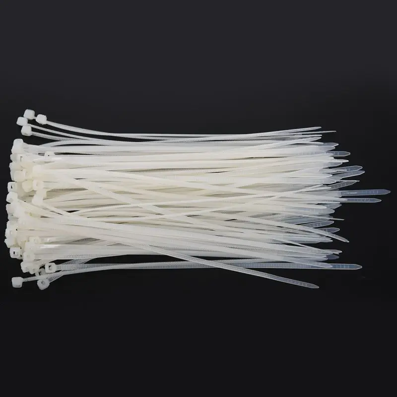 50pcs Nylon Cable Ties 160x3mm White | Обустройство дома