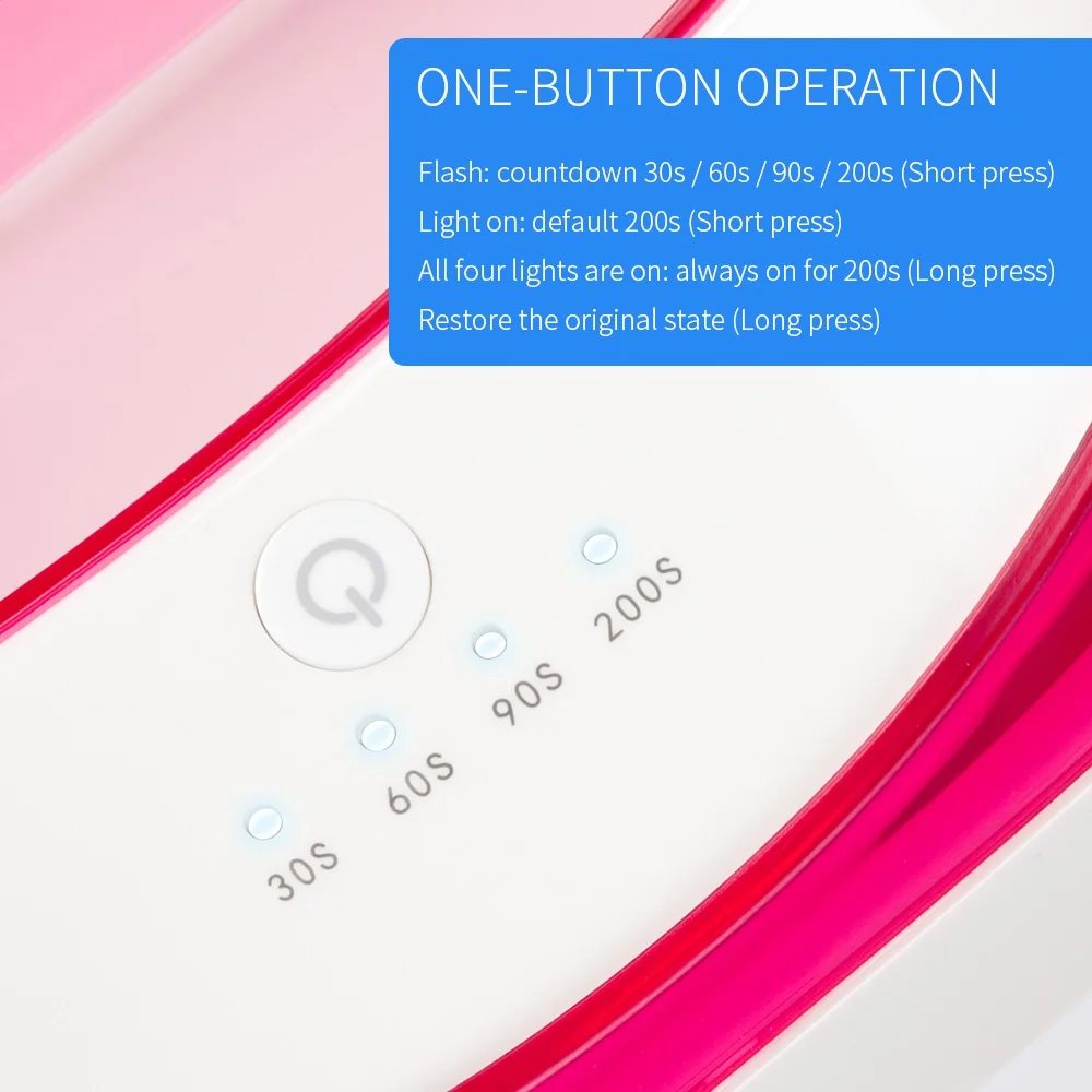 2 в 1 36 Вт Светодиодная УФ лампа для ногтей Сушилка маникюрная машина органайзер