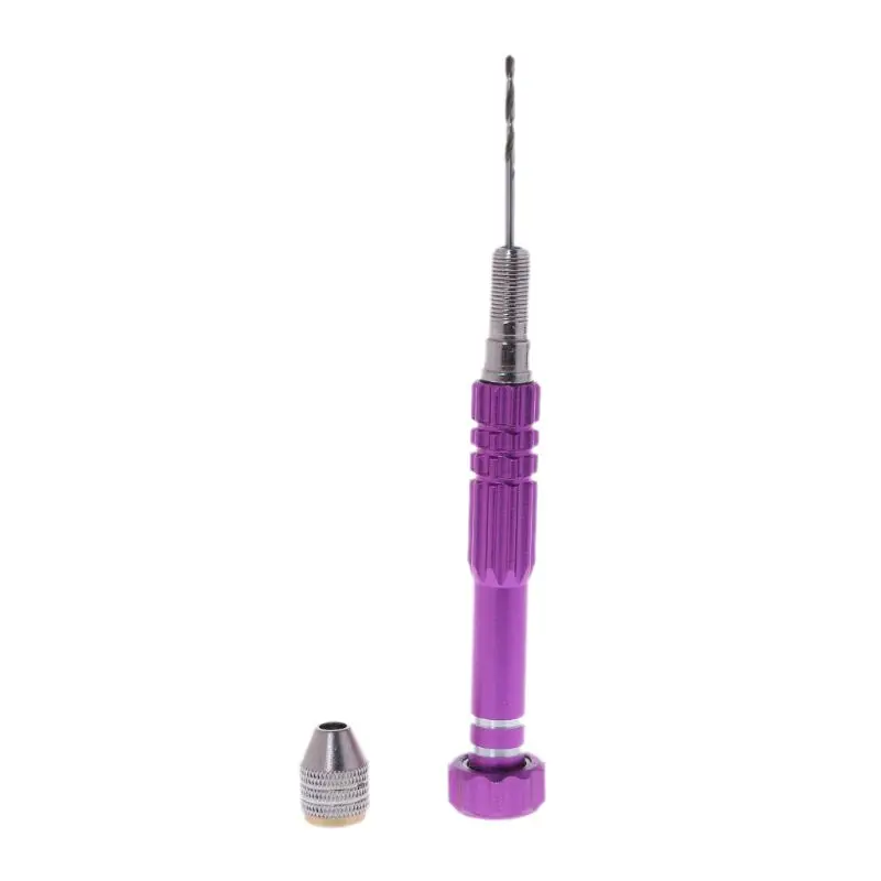 Новое цветное сверло Алюминиевый Чехол для ручного сверления + 10 шт. сверла