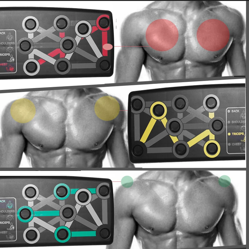 

Newly Push-up Bracket Board Portable Multifunction for Home Fitness Muscles Training S66