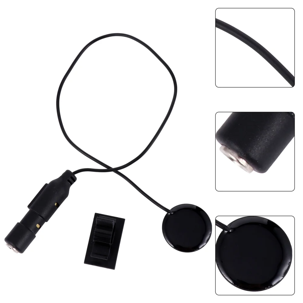 

Ukulele Parts Ukulele Humbucker Pickup Transducer Patch Pickup (Black)