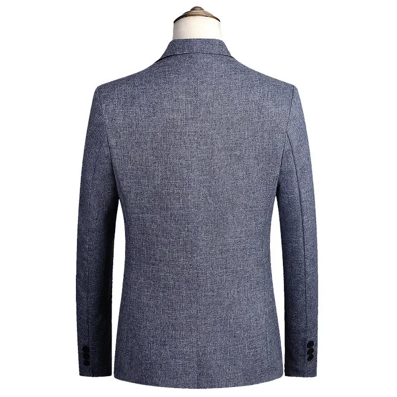 

Mens Slim Fit Blazers Jackets Hommes 2019 Winter Casual Coat for Men Navy Blue Grey Business Wedding Blazer Plus Size 4XL