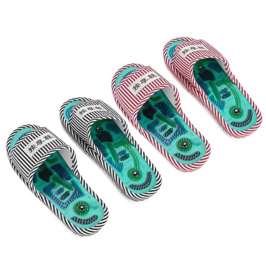 

Acupoint Therapy Massage Slippers Feet Care Massager Magnet Shoes