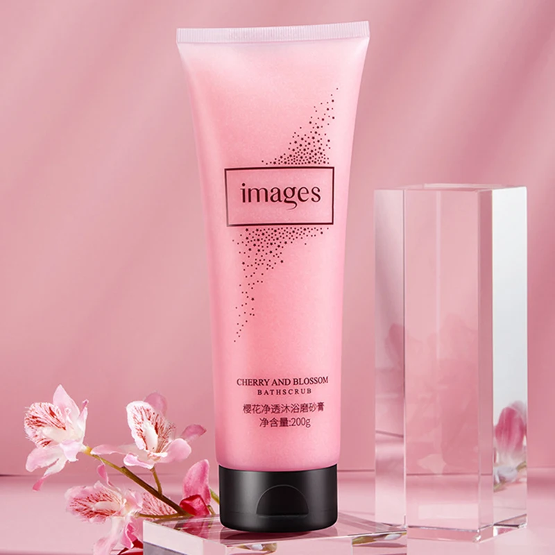 

Cherry Blossom Gentle Cleansing Exfoliating Scrub For Body Care Fine And Smoothing Delicate Moisturizing Refreshing