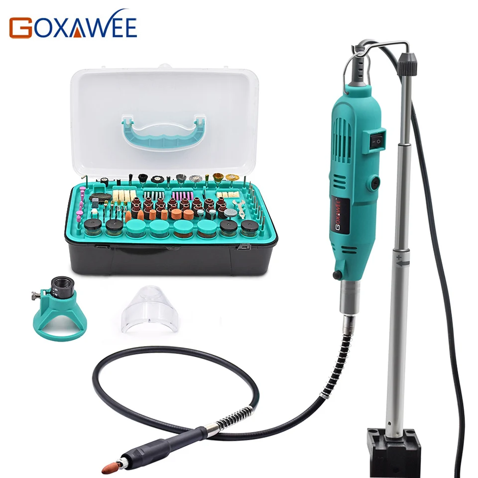 Мини-дрель GOXAWEE, с гибким валом Мини-дрель GOXAWEE, с гибким валом