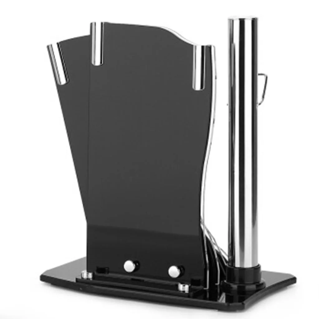 

Plastic Knife Holder Block Without Knives 6 Slot - Acrylic Kitchen Knife Holder Stand for 6 Kitchen Utensil