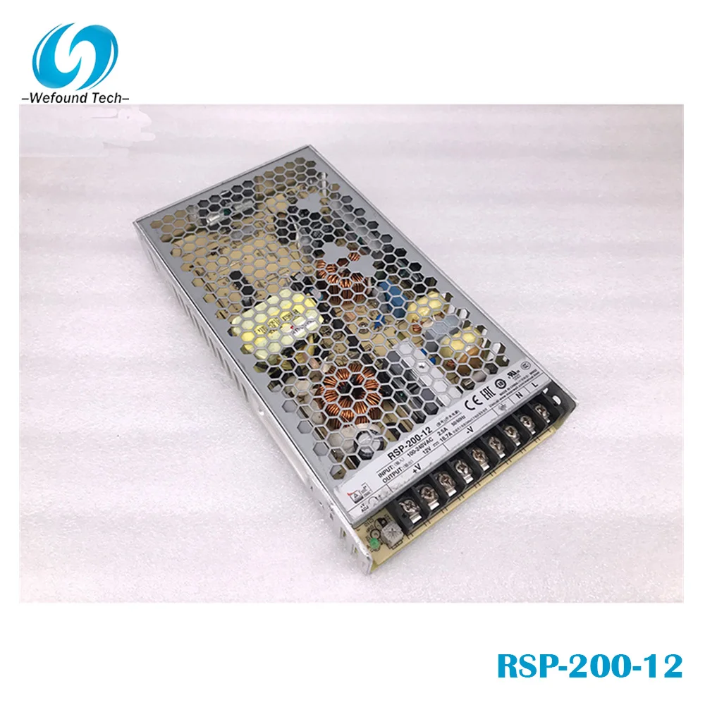 

Original RSP-200-12 12V 16.7A 200W Switching Power Supply 100% Tested Before Shipment
