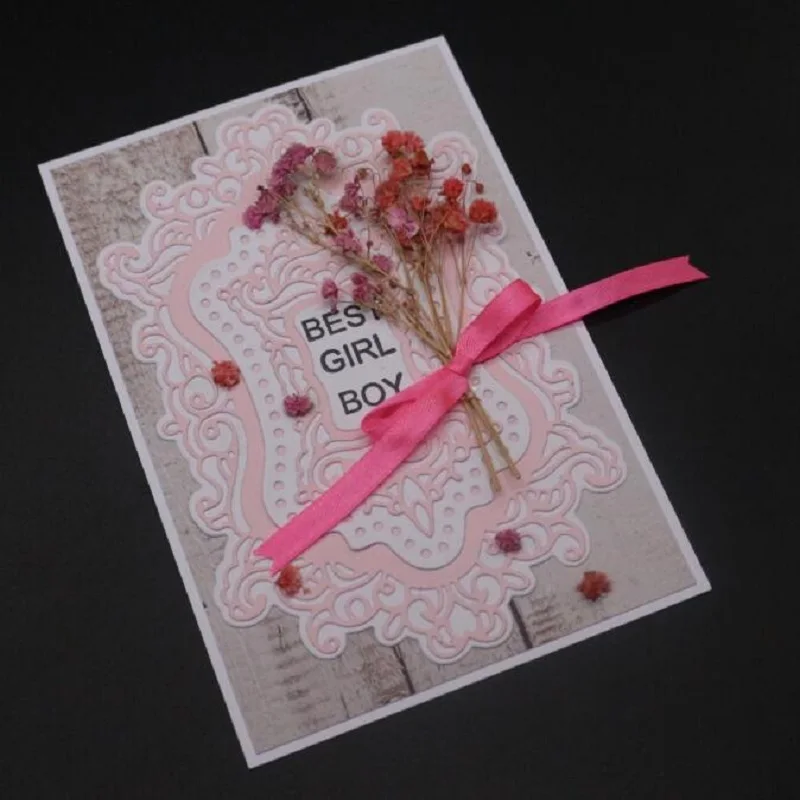 Пресс формы для фоторамки металлический трафарет 2019 изготовления карт Рельефная