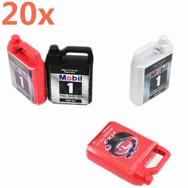 Модель Металлической масляной бочки двигателя 20 шт. модель для 1/10