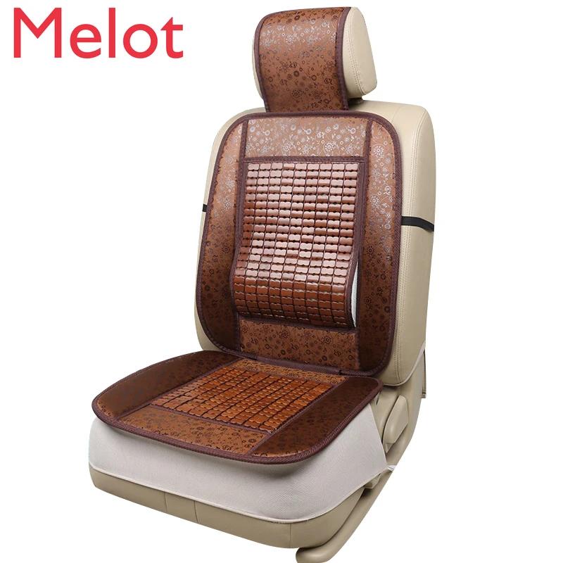 

Подушка для автомобильного сиденья охлаждающий коврик для лета бамбуковый коврик одна штука Летний дышащий коврик для сиденья грузовика а...