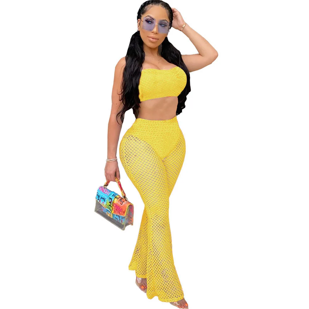 Пикантный сетчатый топ Adogirl комплект из двух предметов Модный повседневный