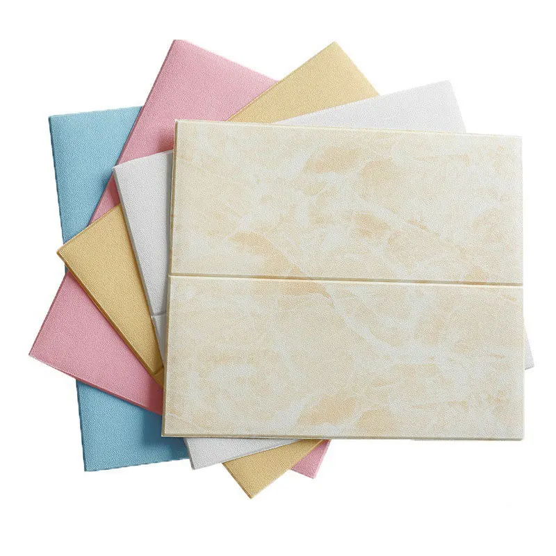 

3D Stereo WallPaper DIY Marble Sticker Waterproof Stickers Wall Papers For Home Decor Kids Room Self-Adhesive Wallpaper Brick