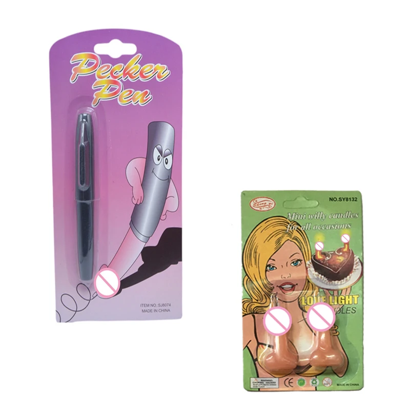 Hen Breast Single Toys Dick Candle for Night Funny Gift Disposable Fork Spoon Toothpick Bachelor Party Supplies|Украшения своими