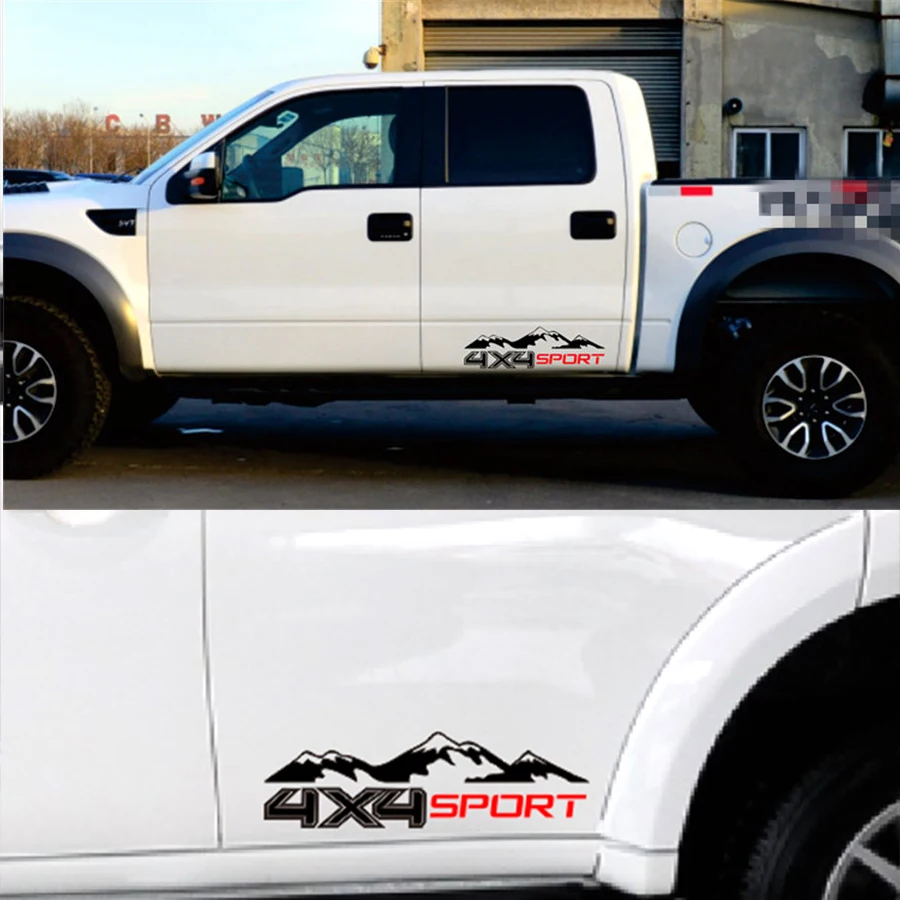 

2 шт., автомобильные наклейки для Ford Ranger Raptor F150 JEEP Wrangler
