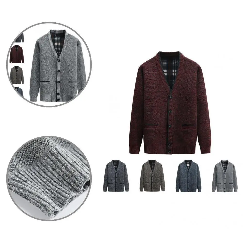 

Модный свитер, пальто с V-образным вырезом, приталенный свитер с флисовой подкладкой, куртка, кардиган, свитер, куртка