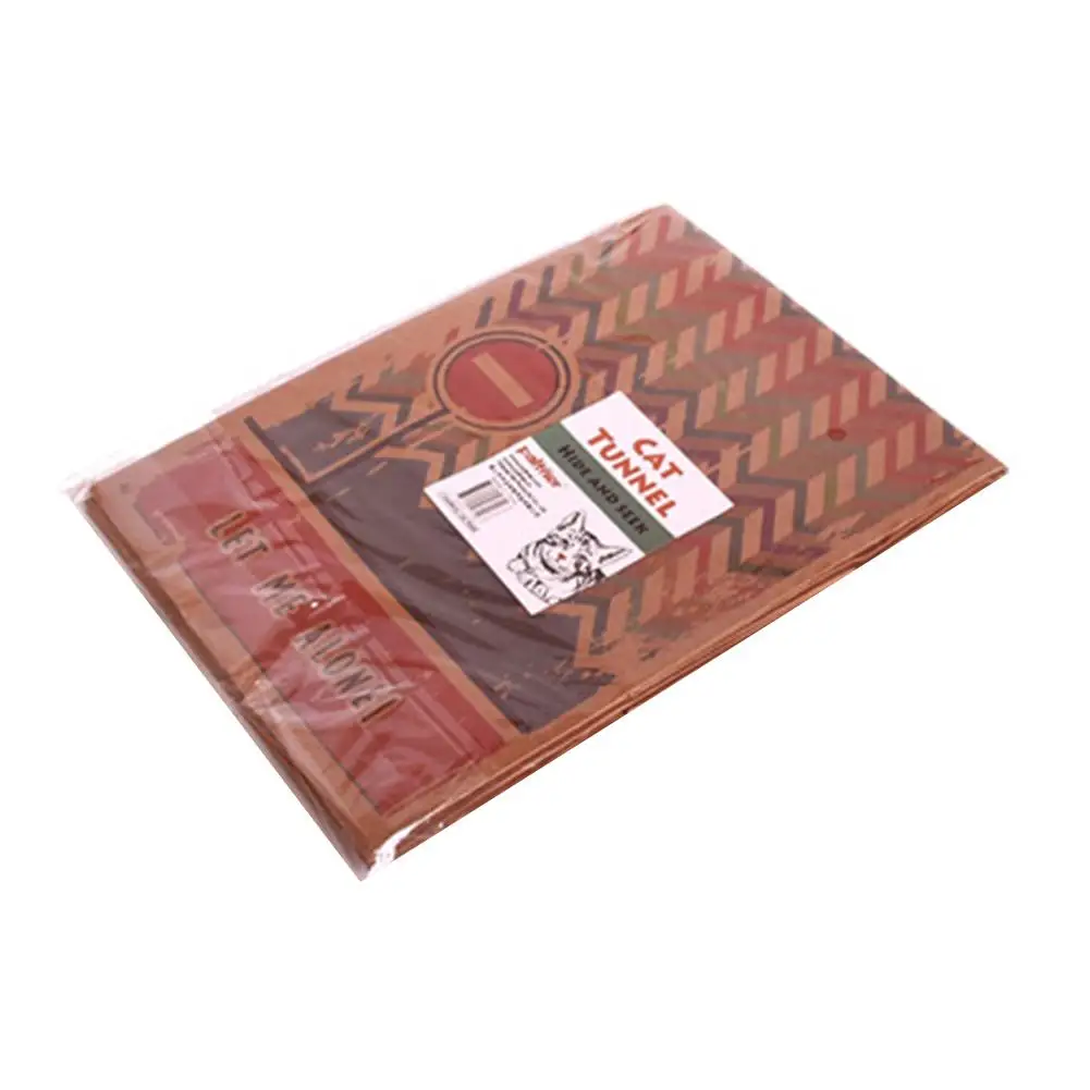 Складная бумага для кошки сумка игрушка туннель складной двухканальный