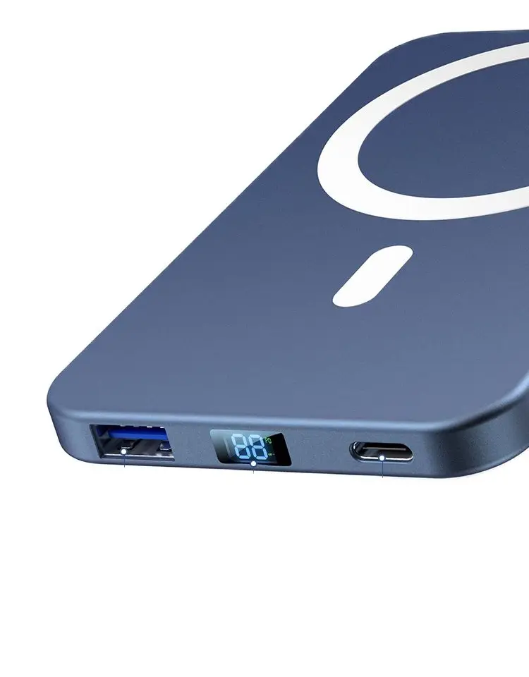10000mah magnetic charging wireless mobile phone powerbank supply for iphone xiaomi samsung huawei portable chargers free global shipping
