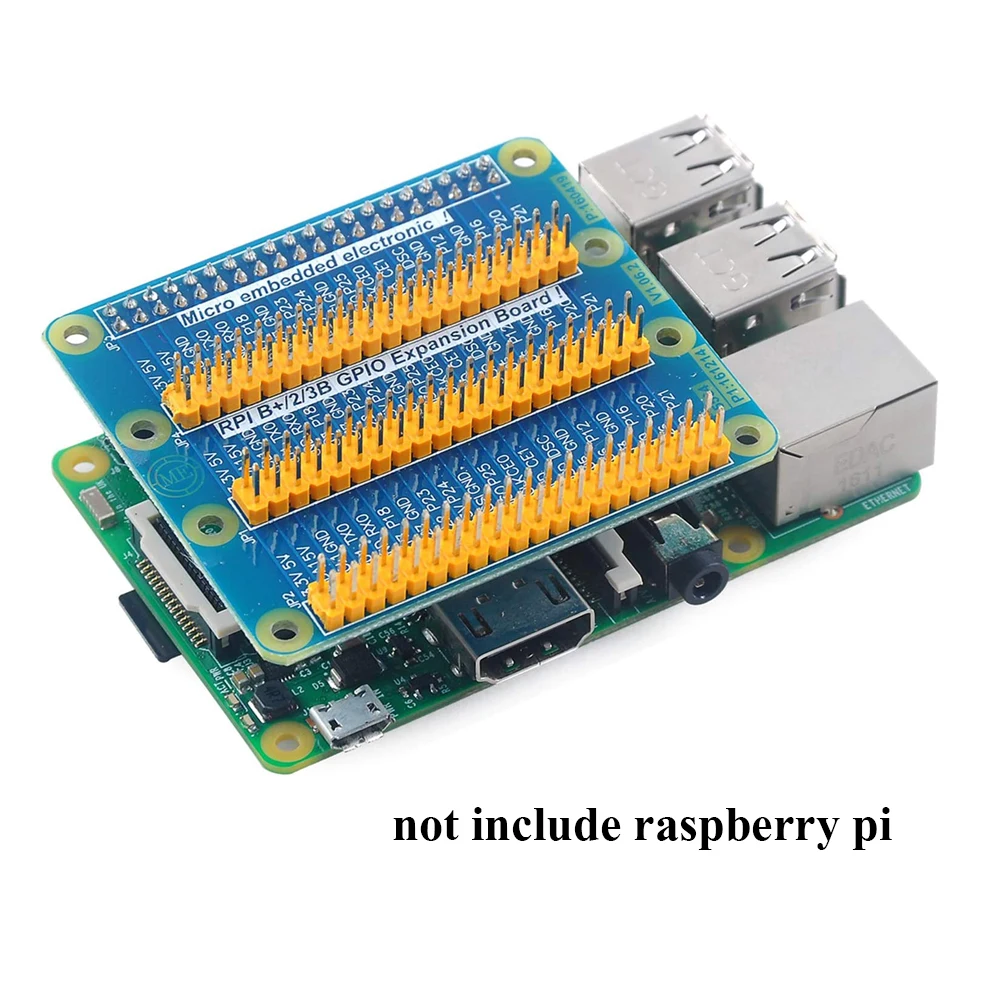 

Raspberry Pi GPIO Extension Board 1 To 3 For Raspberry Pi 4B/3B+/3B/2B