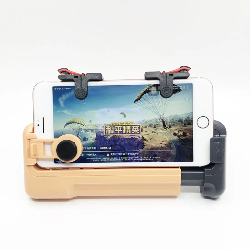 New Set 1 2 шт. PUBG Moible контроллер геймпад Бесплатный огонь L1 R1 триггер PUGB мобильные клавиатуры сцепление L1R1 джойстик для iPhone Android телефон - Цвет: New Set 1