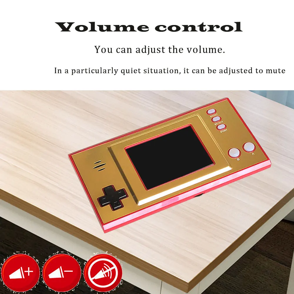 Ретро-консоль мини-видеоплеер портативная игровая консоль со встроенными 620