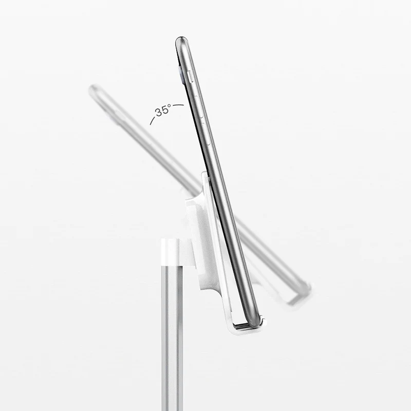 Гибкая переносная алюминиевая настольная подставка для сотового телефона