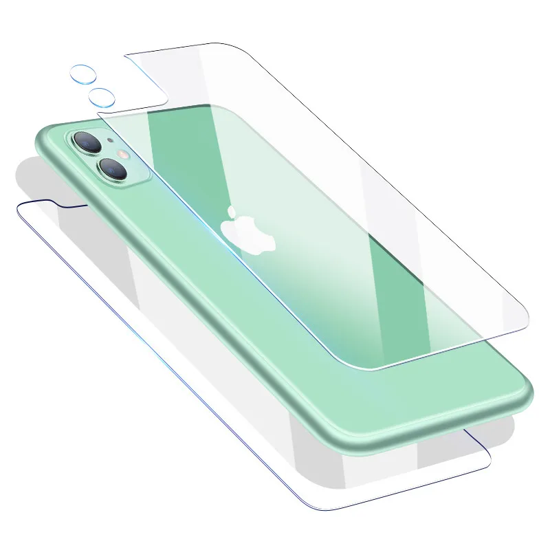 Защитное стекло 9H для передней и задней камеры iphone X XR XS 11 Pro Max 3 шт. | Мобильные