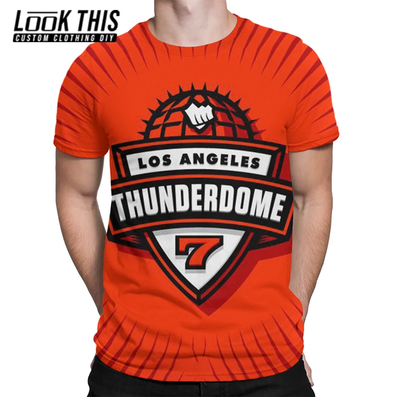 

Music Festival Thunderdome 3D Men's Oversized T-shirt Male Summer O-neck Cool T Shirts Streetwear Men's Short Sleeve Tops Tees