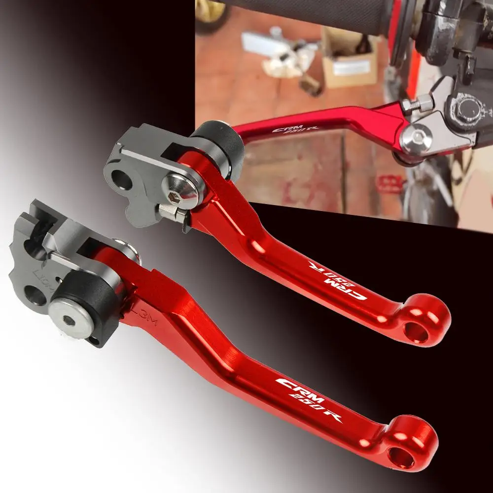 

Motorcoss Dirt Bike CNC Pivot Brake Clutch Handles Levers For HONDA CRM250R AR CRM 250 R CRM250 R 1994 1995 1996 1997 1998 1999