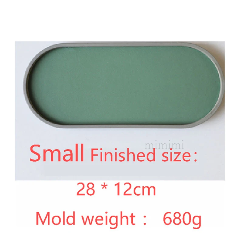 

Silicone Mold For Candle Concrete Tray Large Oval Base Tray Mold Silicone Mold For Cement Tray