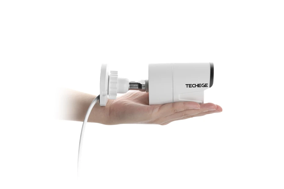 Techege HD 1080P 4CH видеокамера s система двухстороннее аудио 2MP Водонепроницаемая ip-камера гуманоидное Обнаружение 4CH 1080P POE NVR комплект видеонаблюдения