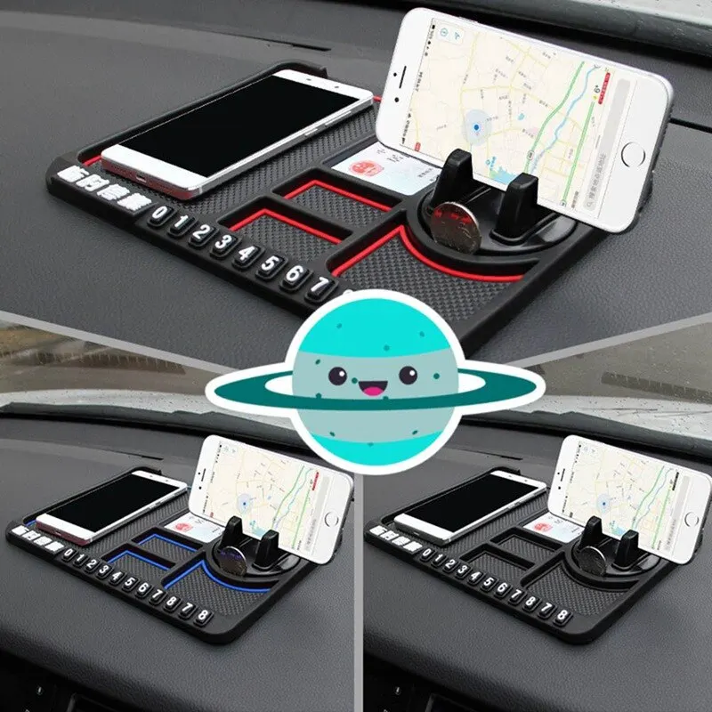 

Mobile Phone Anti-skid Pad Auto Phone Holder Dashboard Car Pad Mat Non Slip Sticky Anti Slide Dash Phone Mount Silicone