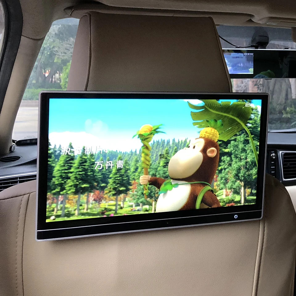 2 шт. 12 5 дюймов подголовник автомобиля монитор 4K HD видео плеер USB/SD/ИК/FM на